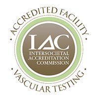IAC Accredited Facility for Vascular Testing seal